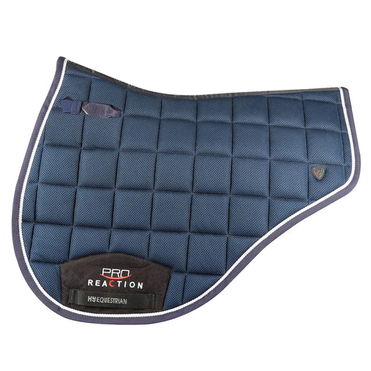 Hy Equestrian Pro Reaction 3D Mesh Close Contact Saddle Pad Navy