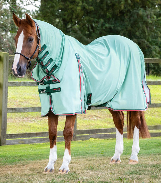 Premier Equine Combo Mesh Air Fly Rug with Surcingles Green