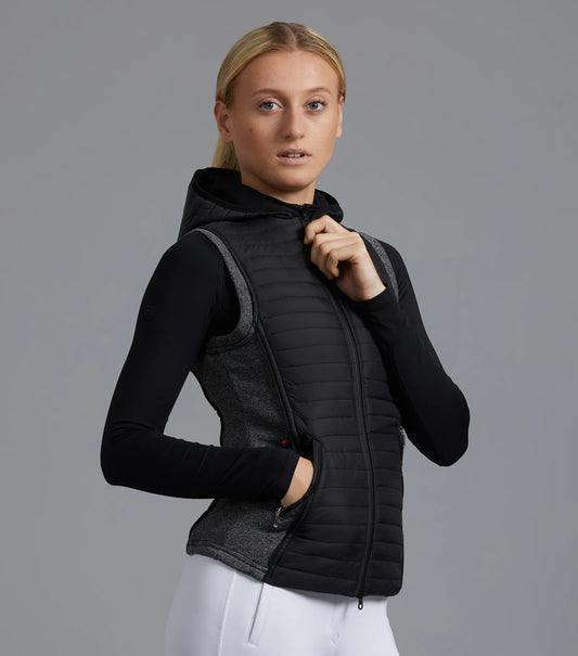 Premier Equine Lamera Ladies Hybrid Technical Riding Gilet Black