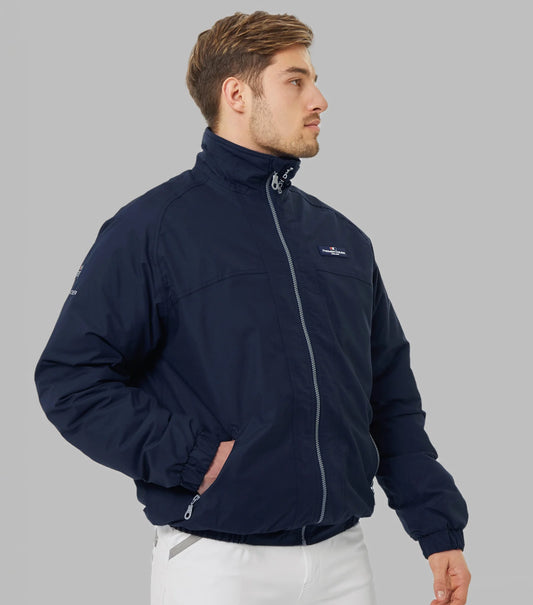 Premier Equine Pro Rider Mens Waterproof Jacket Navy