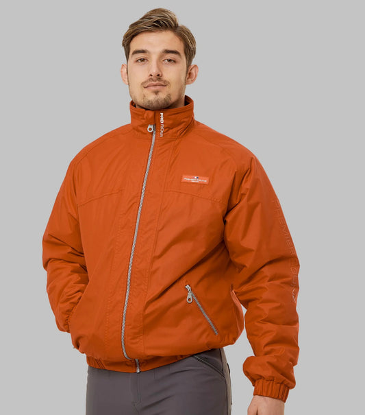 Premier Equine Pro Rider Mens Waterproof Jacket Burnt Orange