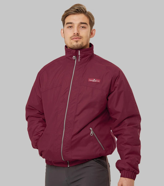 Premier Equine Pro Rider Mens Waterproof Jacket Wine