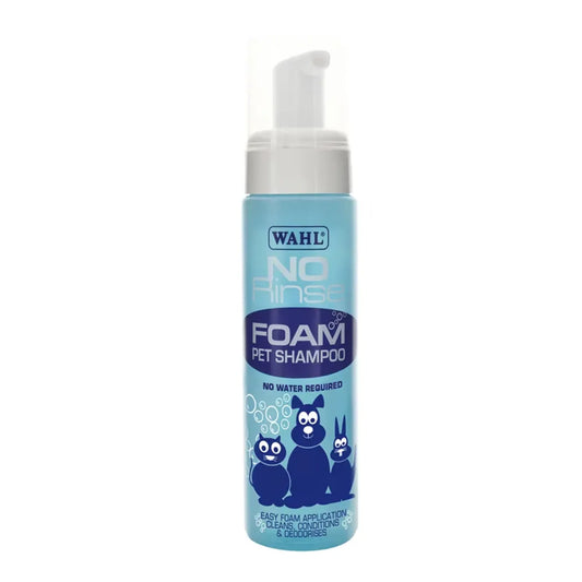 Wahl No-Rinse Foam 250ml Pet Shampoo For Dogs