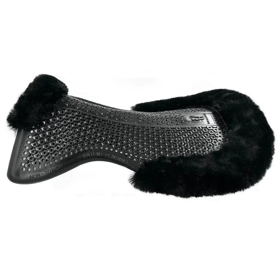 Horsena Regular Jumping Gel Pad with Rolled Edge Real Sheepskin