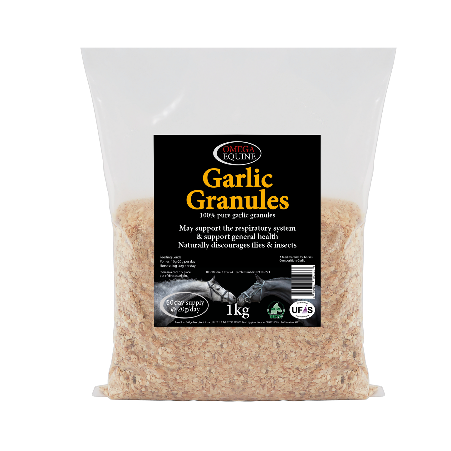 Omega Equine Garlic Granules