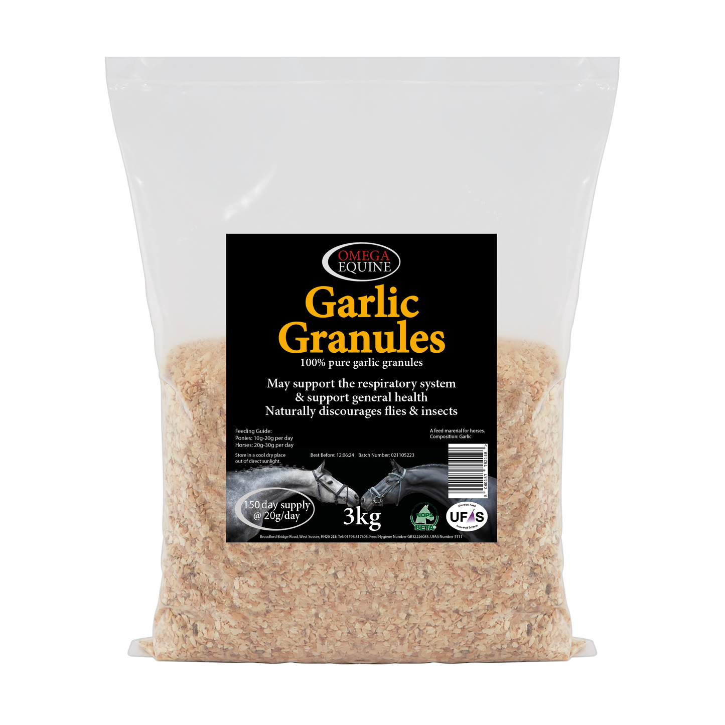 Omega Equine Garlic Granules