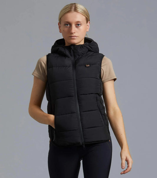 Premier Equine Pavoni Ladies Quilted Gilet Black