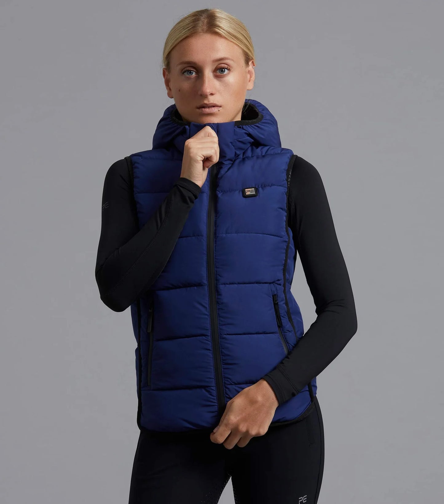 Premier Equine Pavoni Ladies Quilted Gilet Imperial Navy