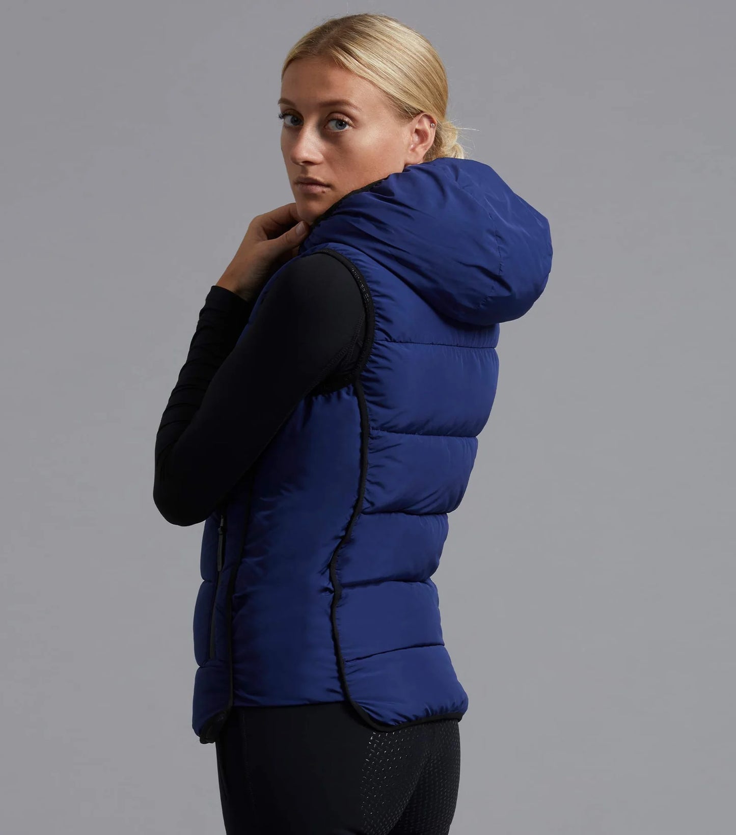 Premier Equine Pavoni Ladies Quilted Gilet Imperial Navy