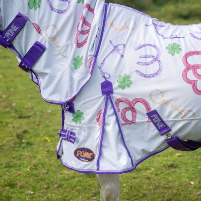 NEW PONIE Bits of Luck Combo Fly Rug